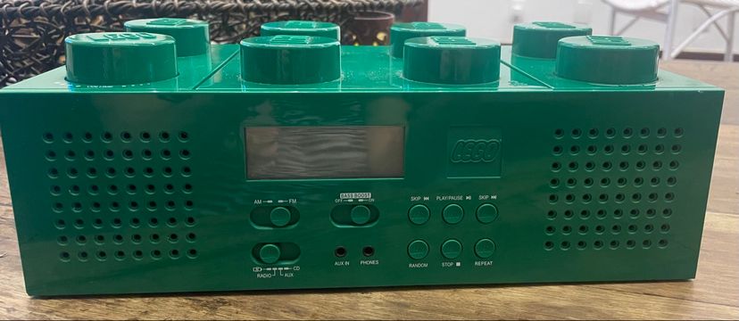 Radio, Cd Player Lego Verde Usado | Item Info & Eletro Lego Usado ...