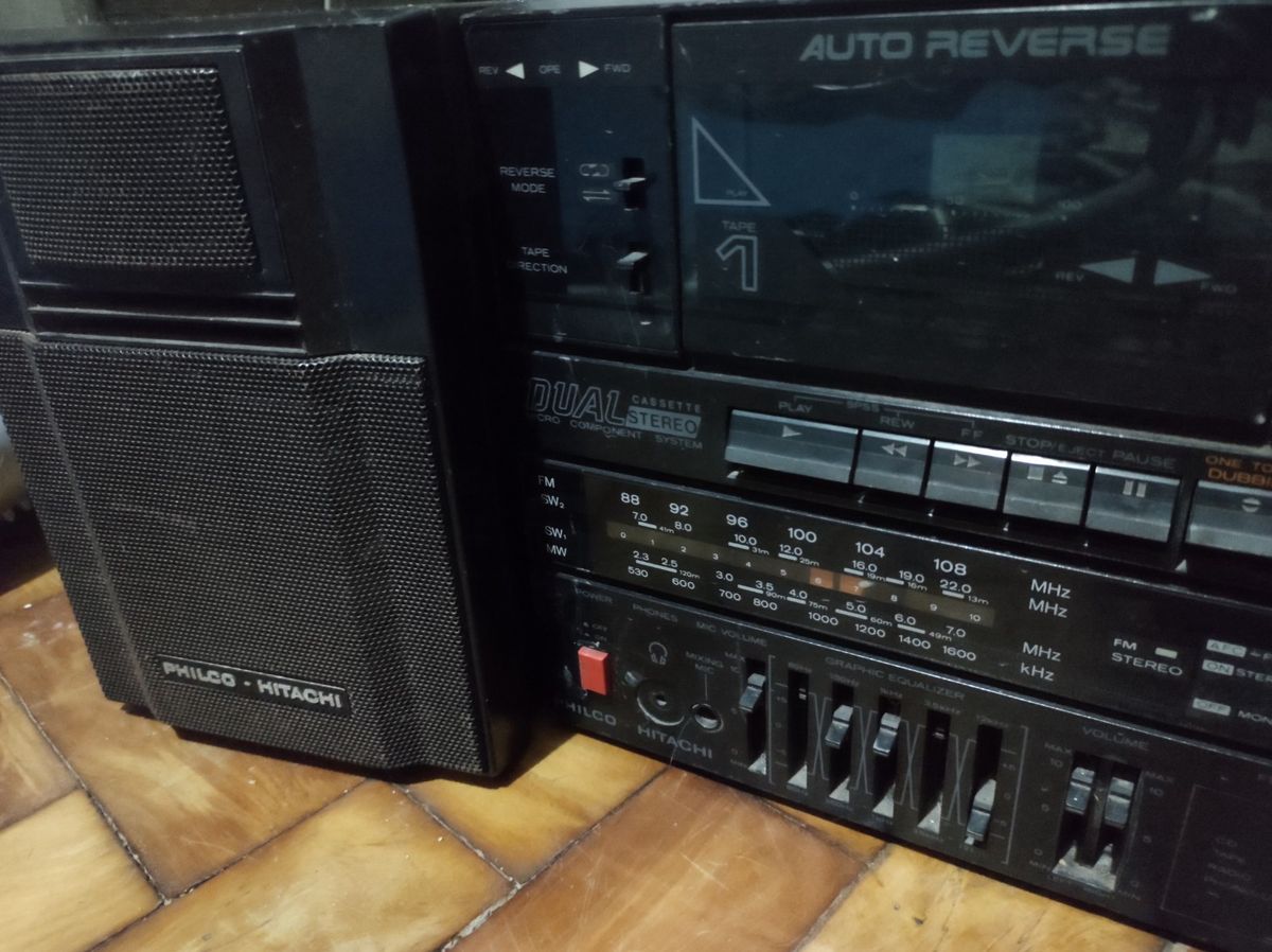 Rádio Gravador Philco Pms 550d (defeito) | Item de Música Philco Usado ...