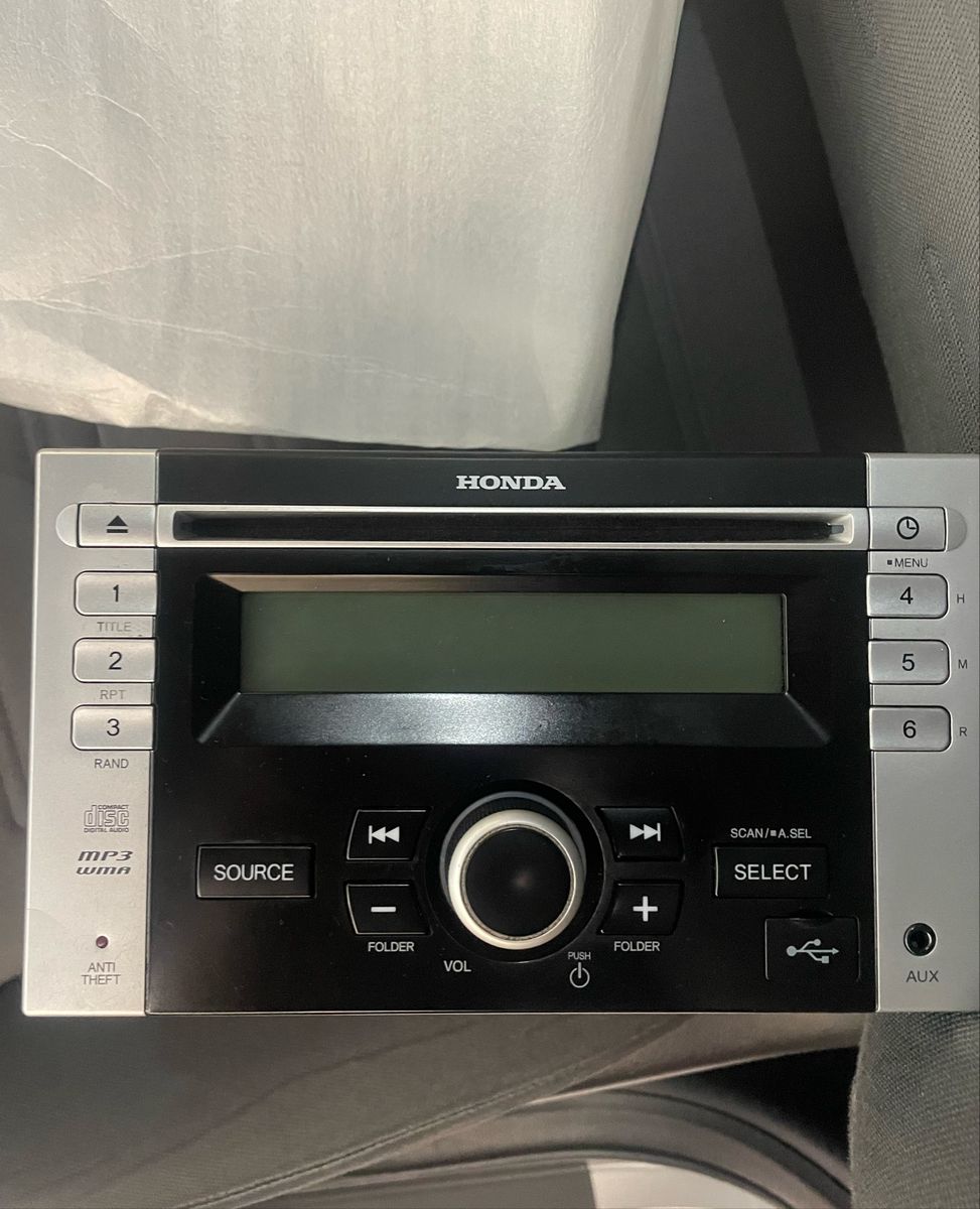 Rádio Original Honda Item de Música Honda Usado 72601942 enjoei