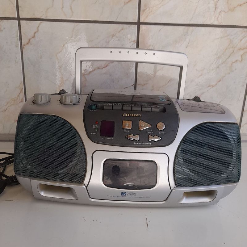 Rádio Portátil Aiwa - Csd- Es227u | Produto Vintage e Retro
