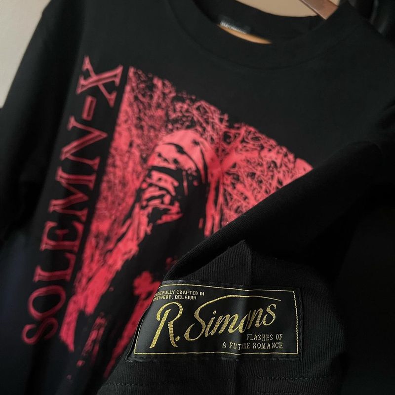 Raf Simons Solemn-X T-Shirt (Rare) | Camiseta Masculina Raf