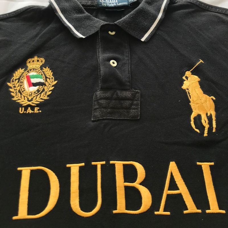 Polo Ralph Lauren 黒 ポロシャツ Dubai Classic Fit Dubai Mesh Polo Shirt