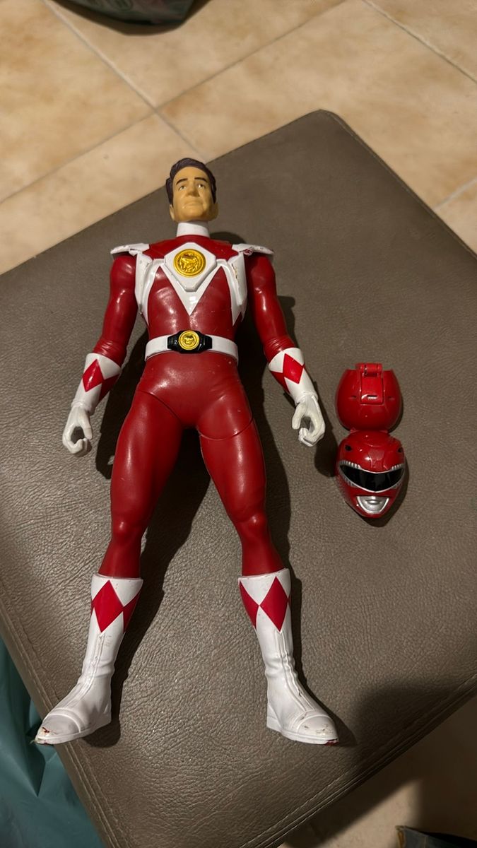 Ranger Vermelho Dos Power Rangers, da Linha 