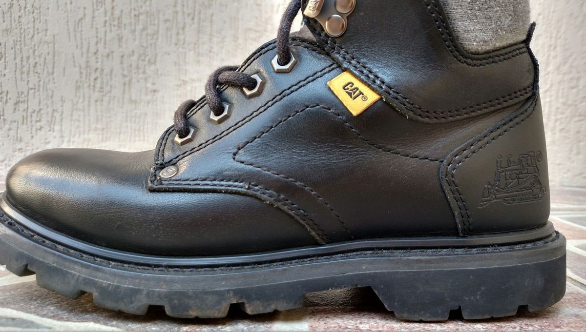 bota caterpillar com biqueira de aço