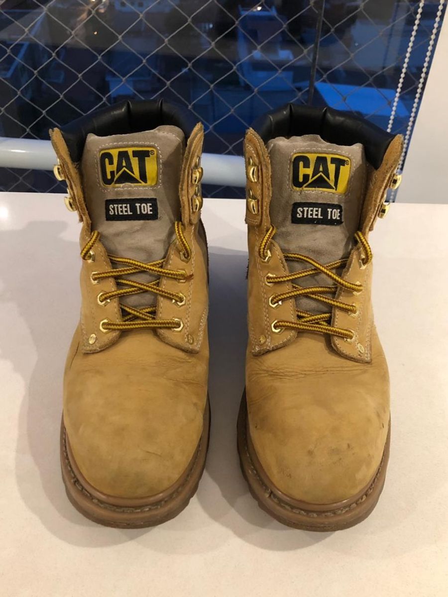 bota caterpillar bico de aço