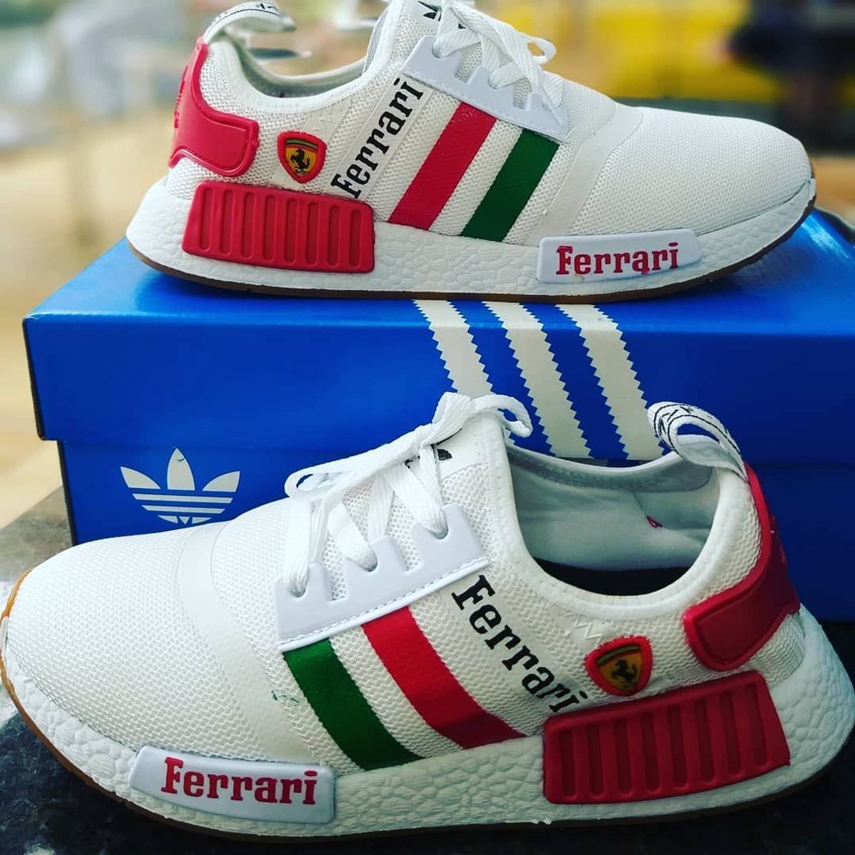 tenis ferrari masculino branco
