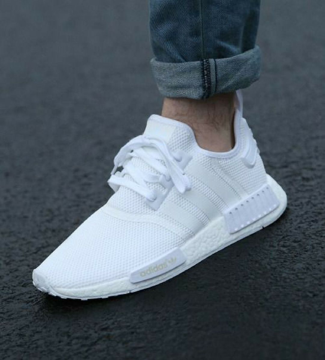 nmd branco masculino