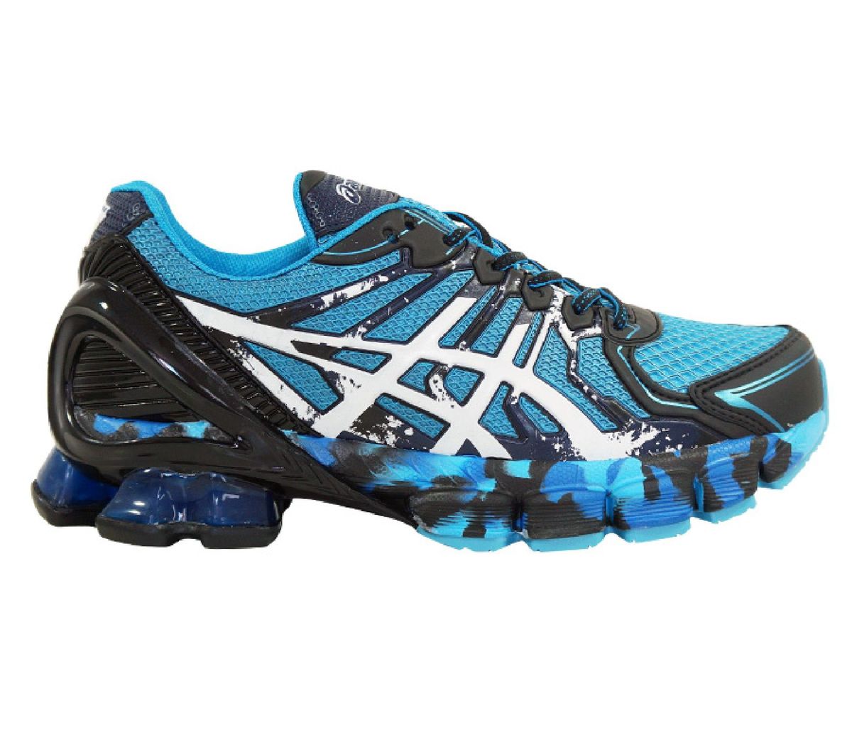 tenis asics sendai 2 masculino azul