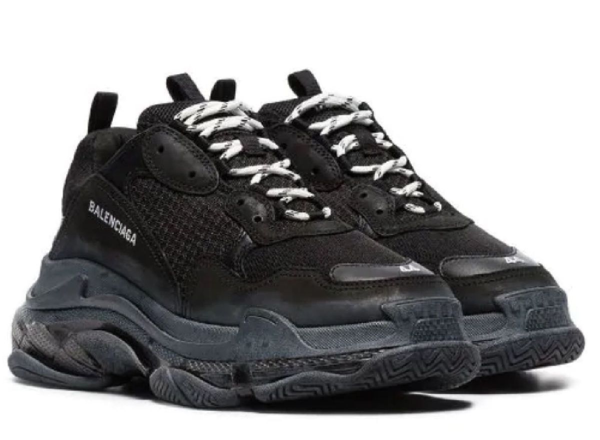 tenis preto balenciaga