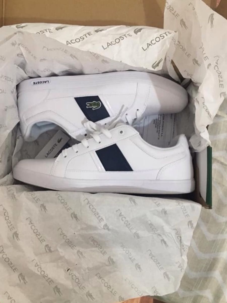 tenis lacoste europa branco