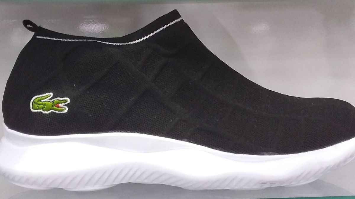 sapato lacoste preto