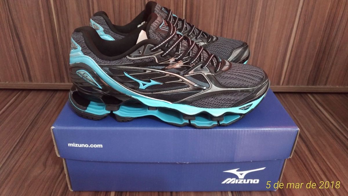 mizuno azul e preto