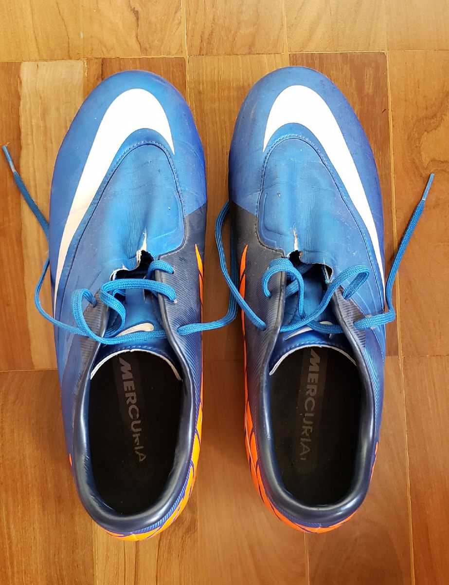 mercurial azul e laranja