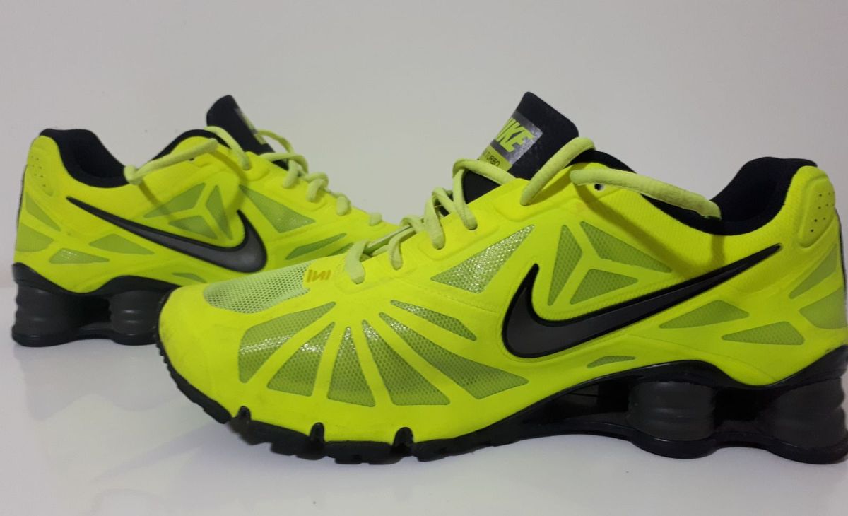 nike shox verde fluorescente