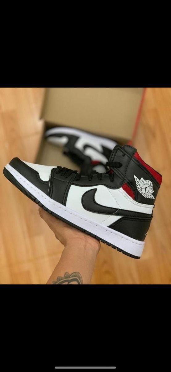 jordan 1 preto e branco