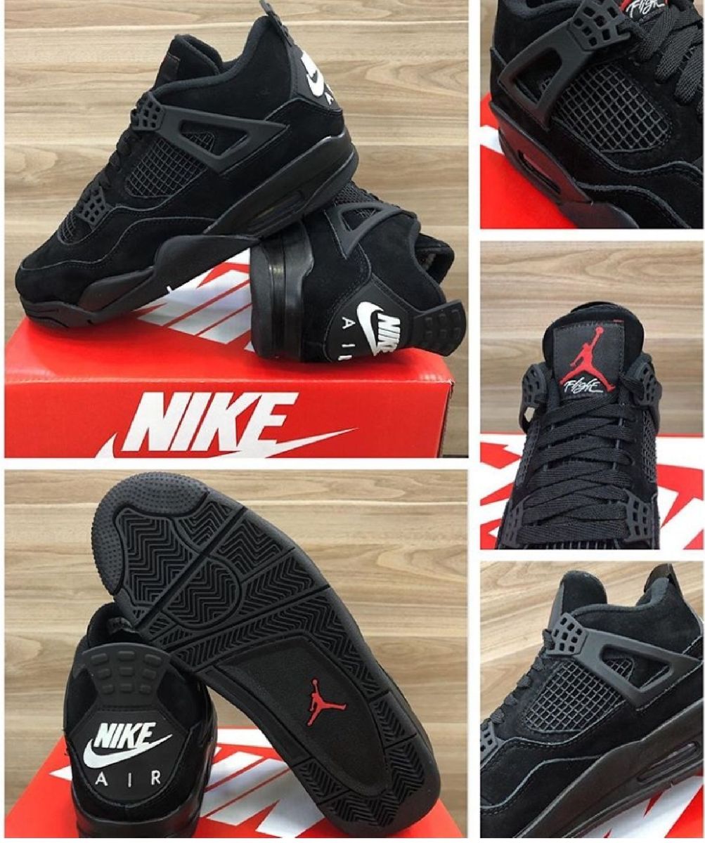 jordan 4 preto