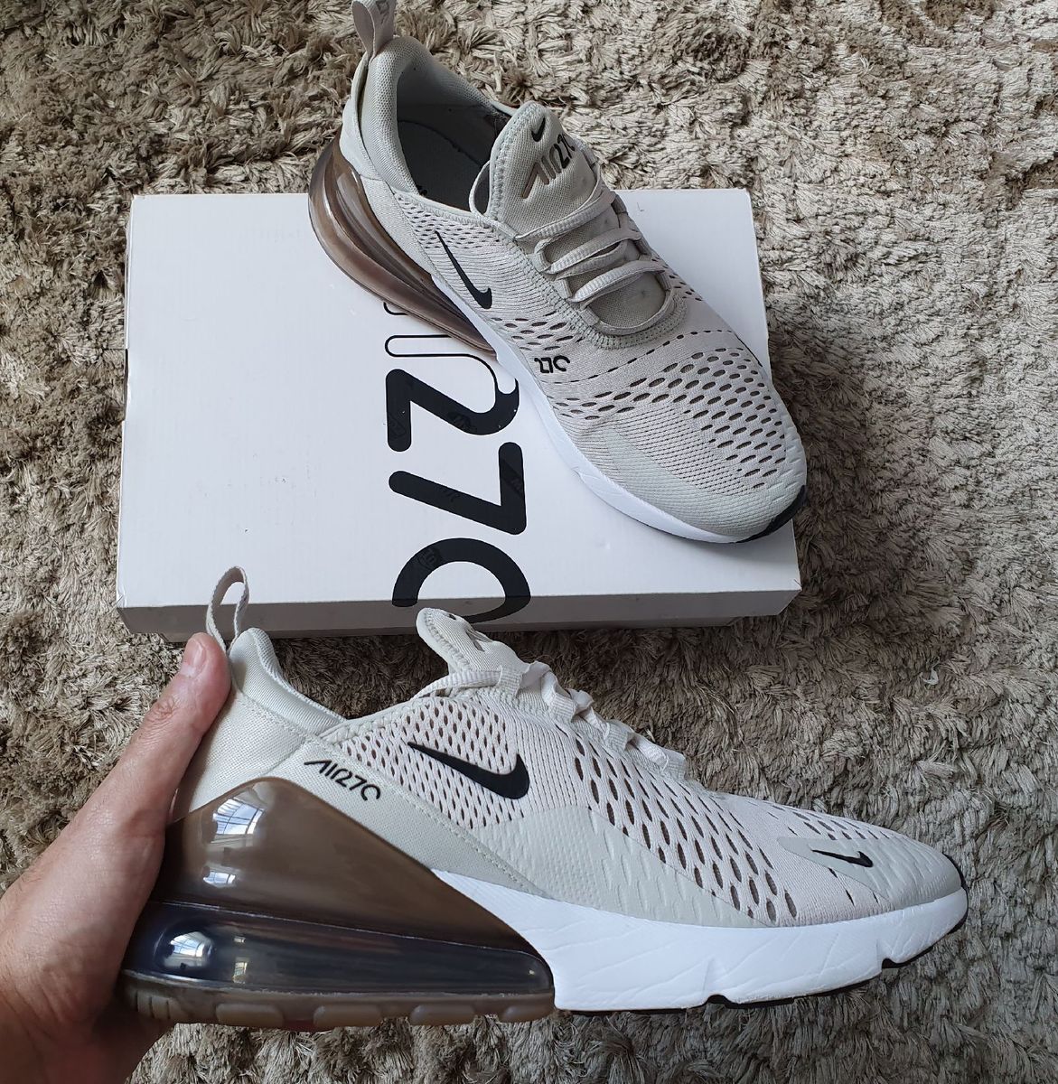 nike 270 marrom
