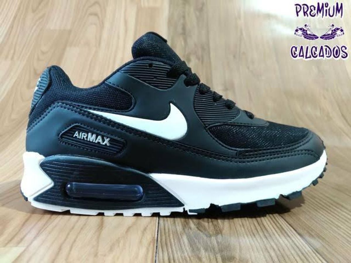 air max 90 preto e branco masculino