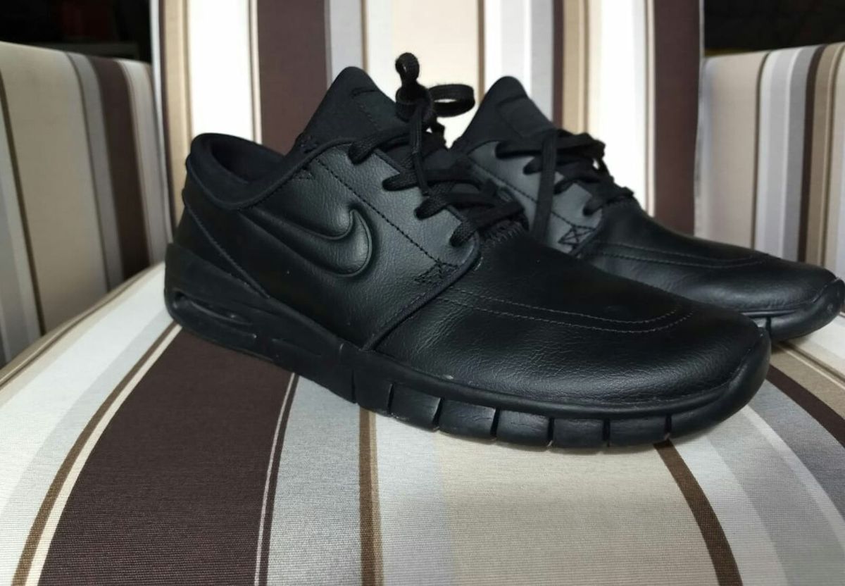 nike stefan janoski max l black