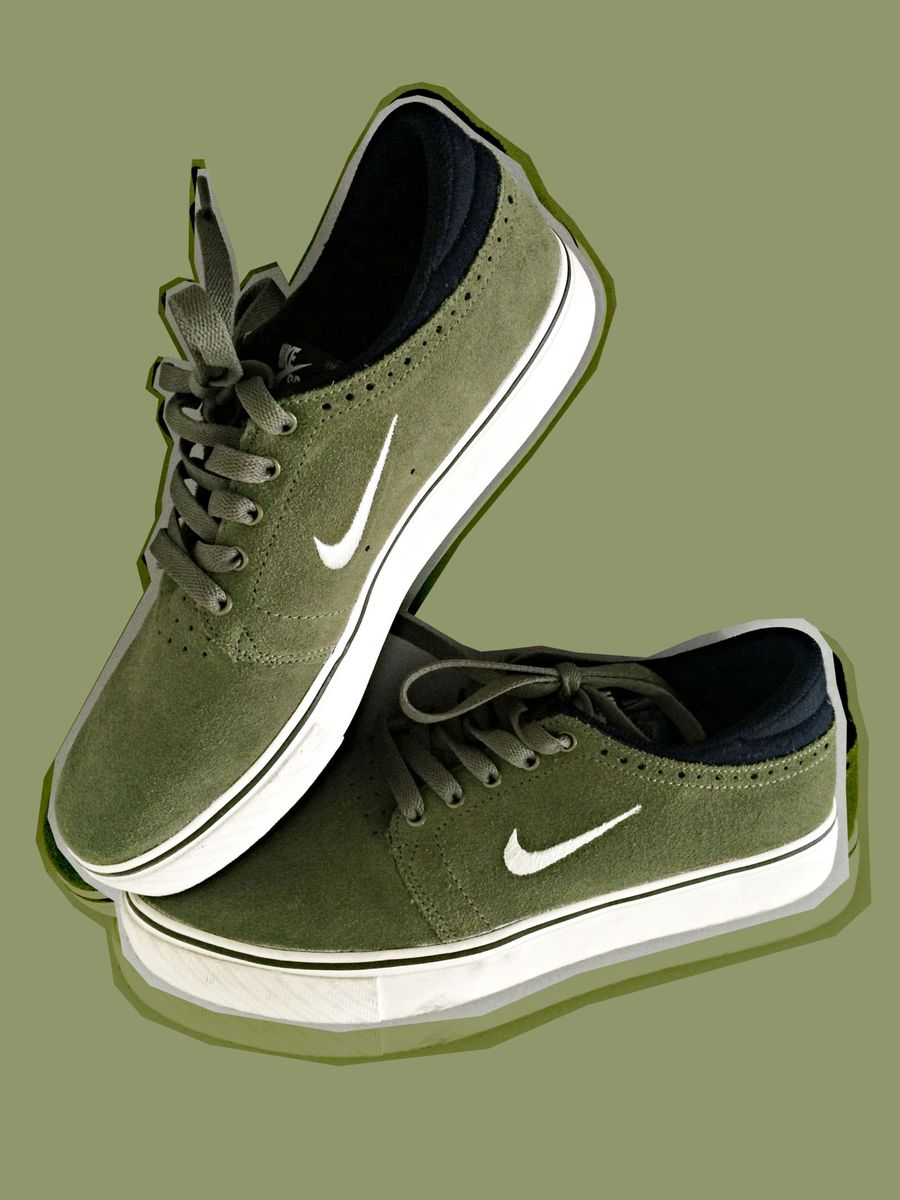 tenis nike verde musgo