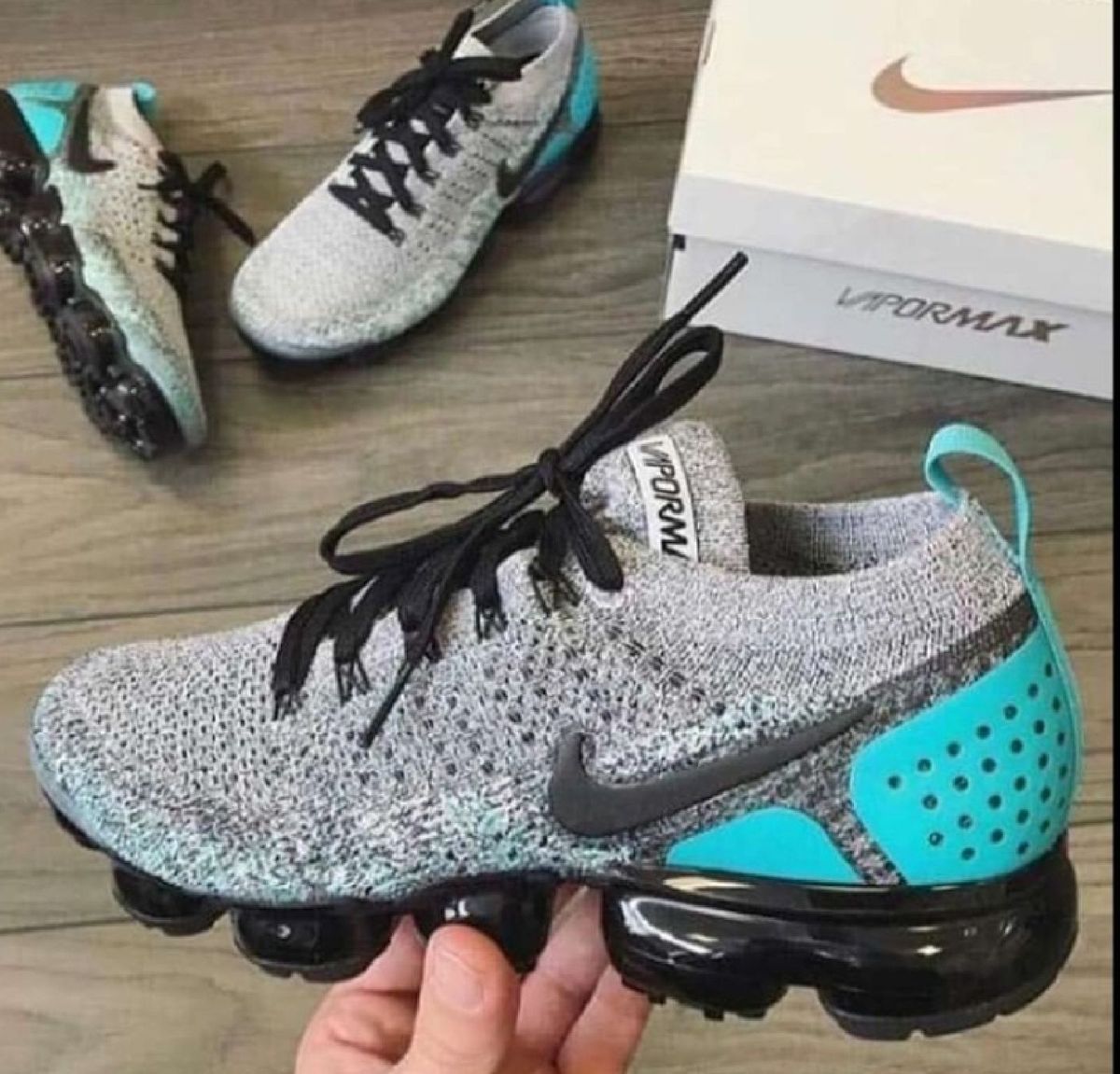 tenis vapormax azul bebe