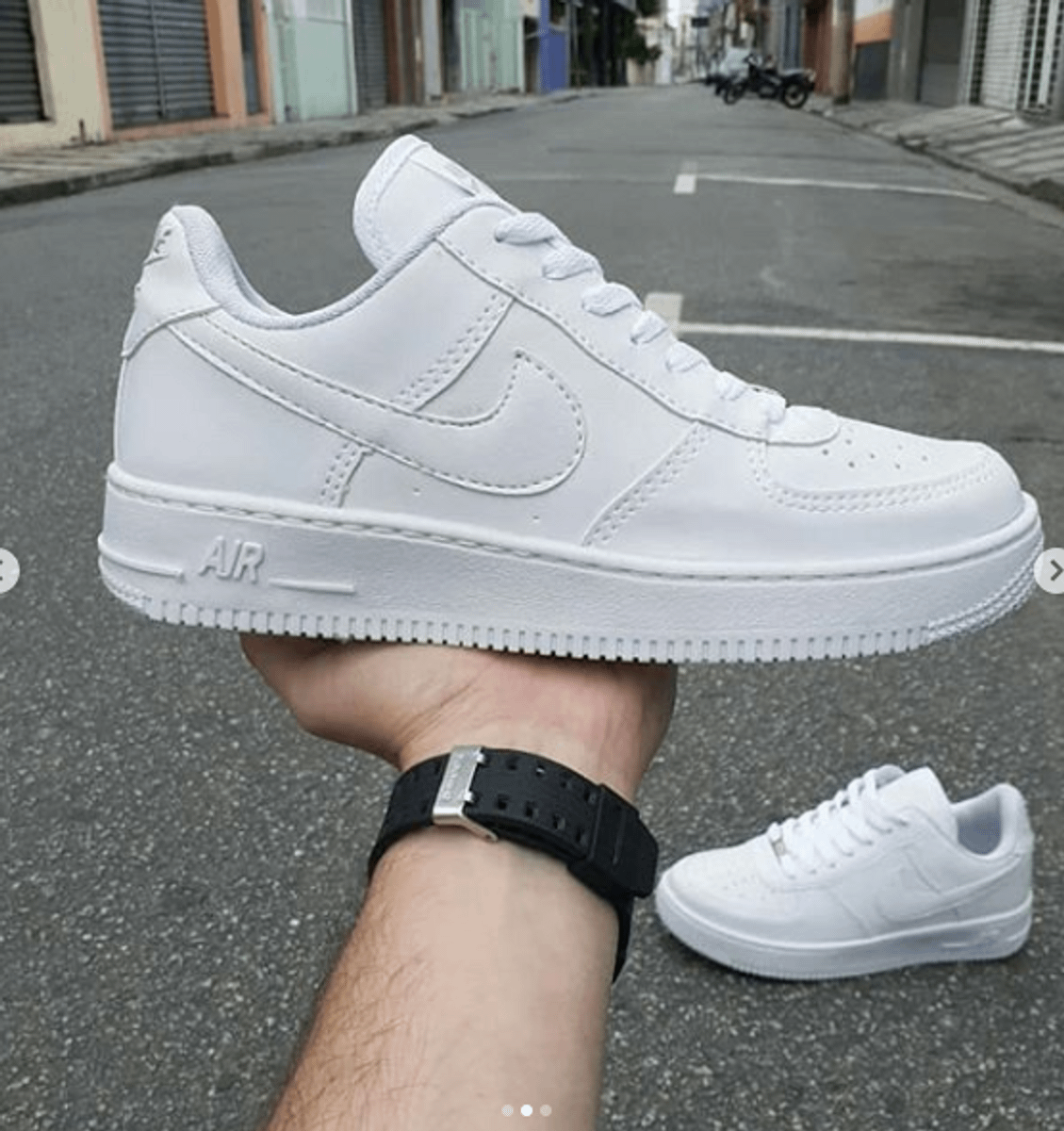 nike air force branco e vermelho