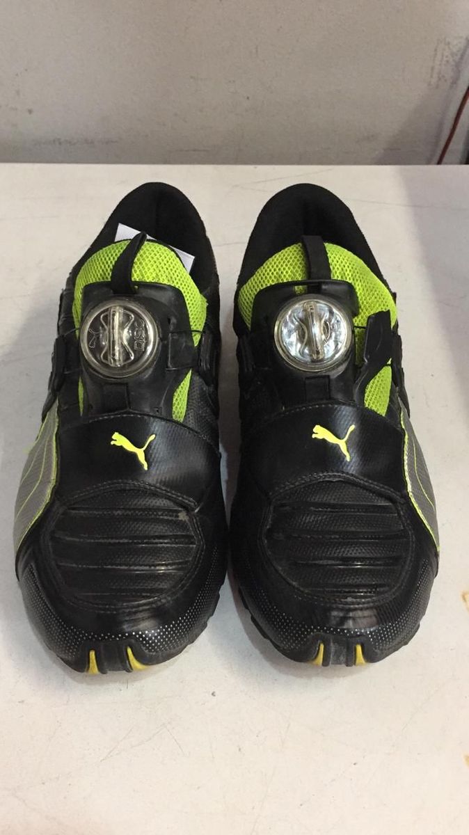 puma disc preto e verde