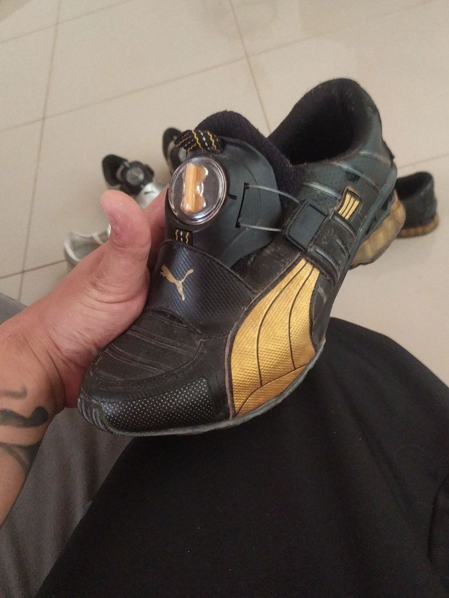 puma disc dourado