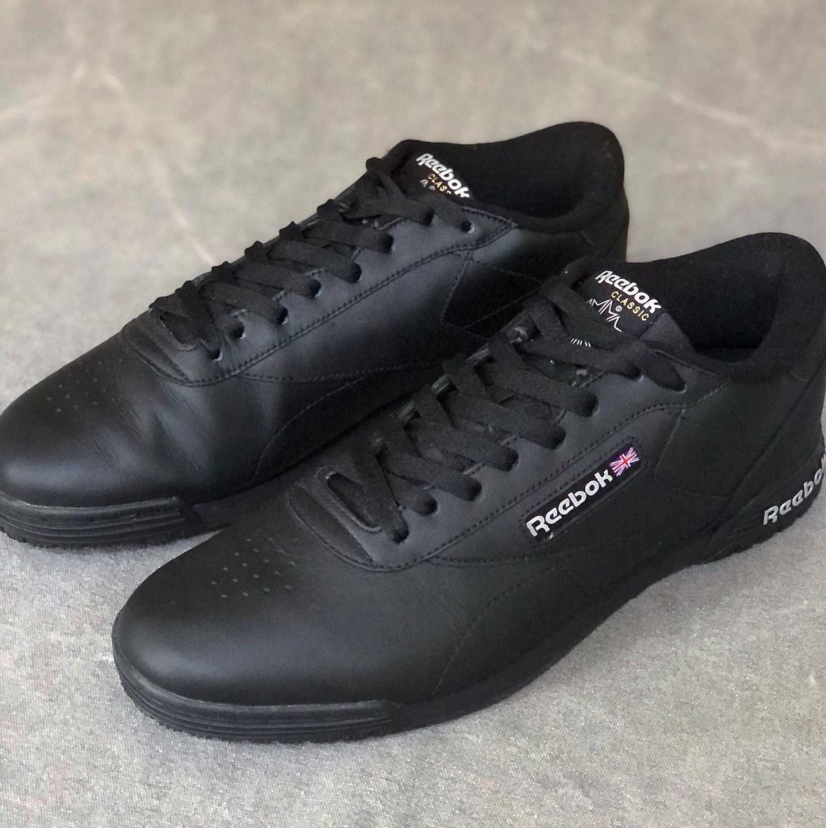 reebok classic preto masculino