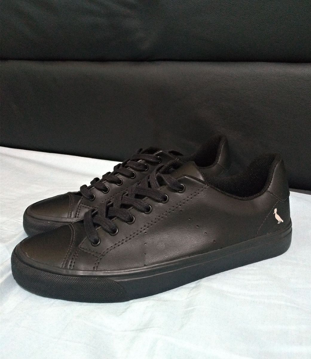 tenis reserva couro preto