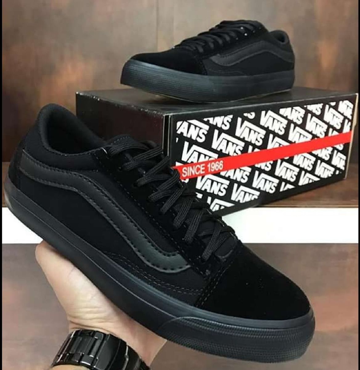 vans preto preto