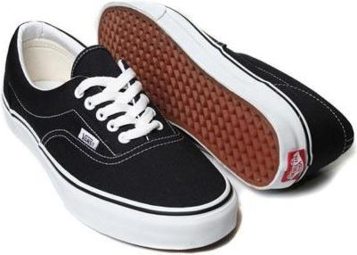vans era preto e branco