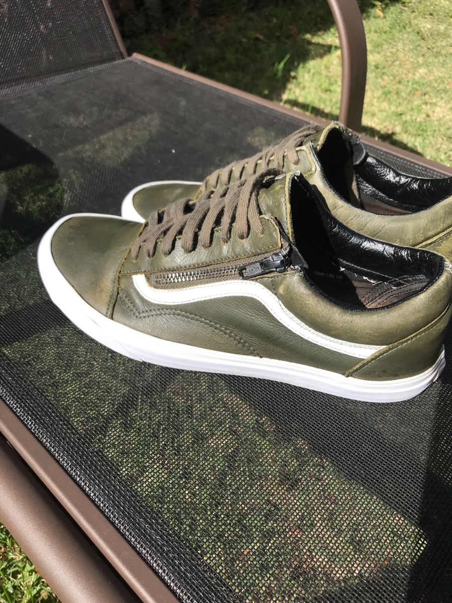 tenis vans verde masculino