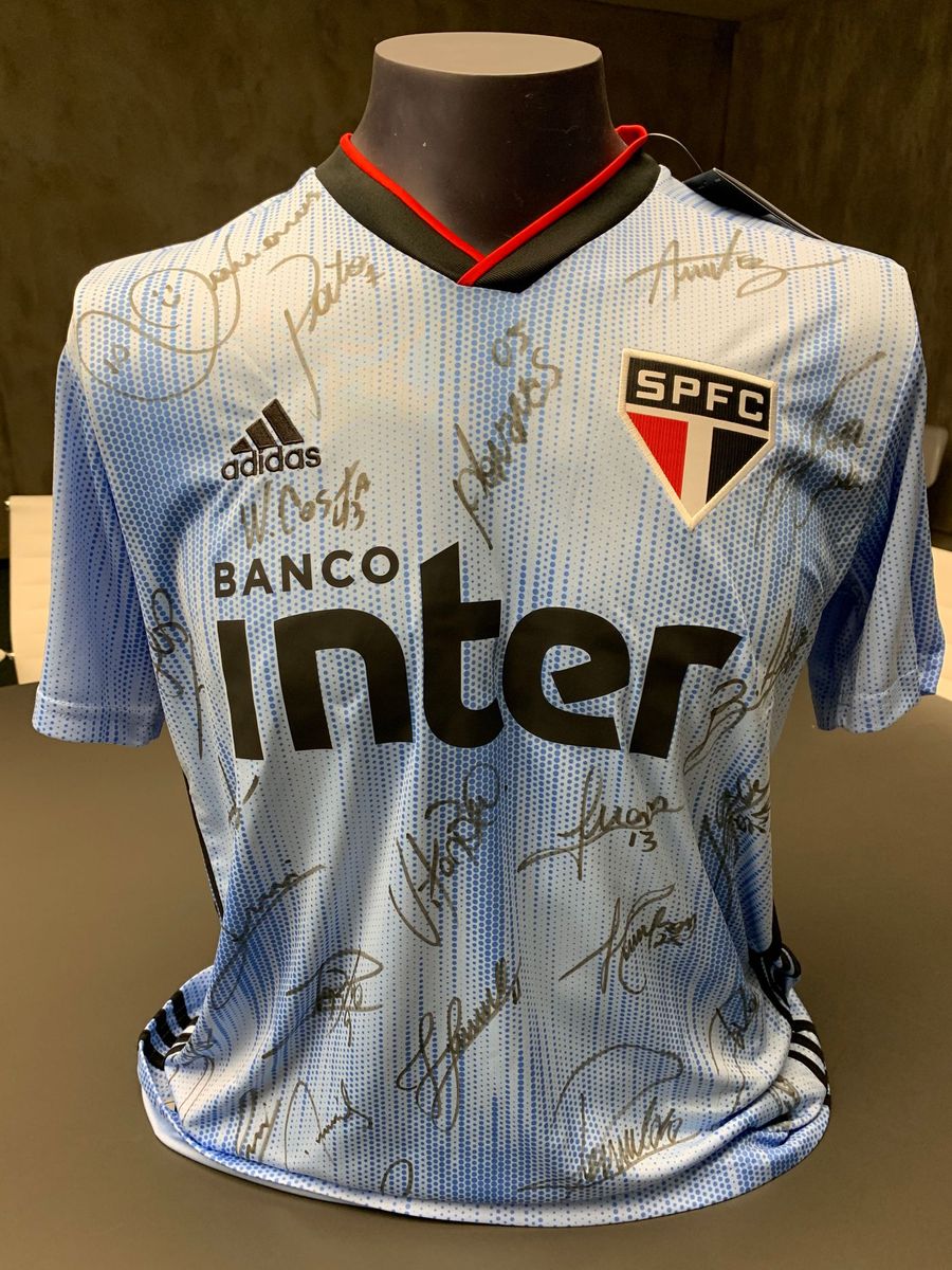 camisa azul spfc adidas