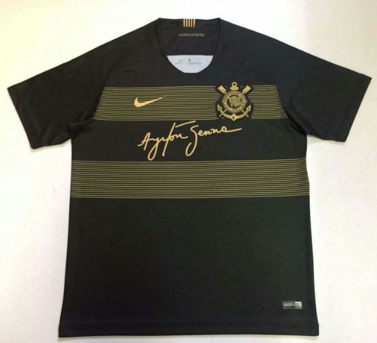 camiseta masculina corinthians ayrton senna