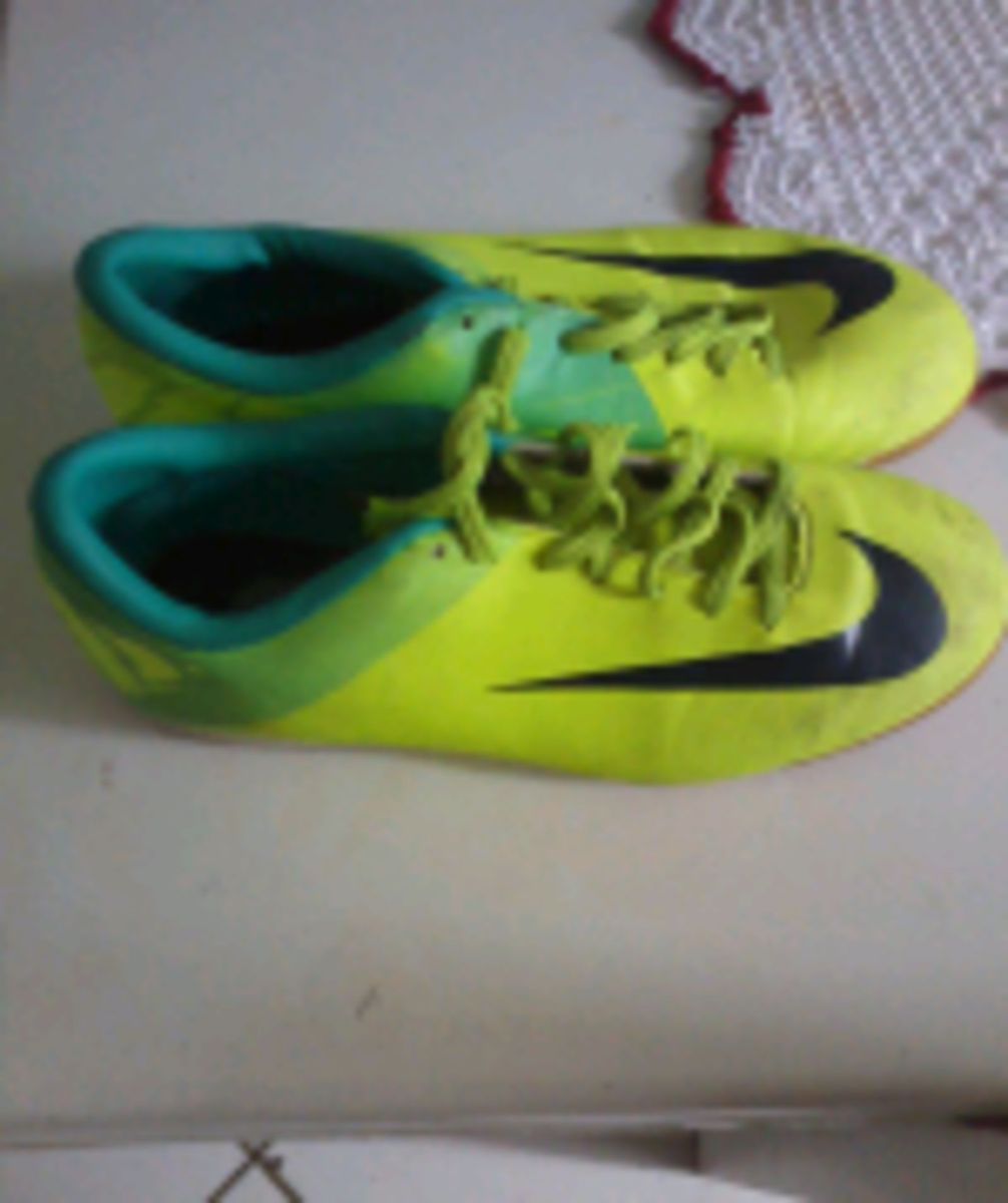 nike mercurial verde fosforescente