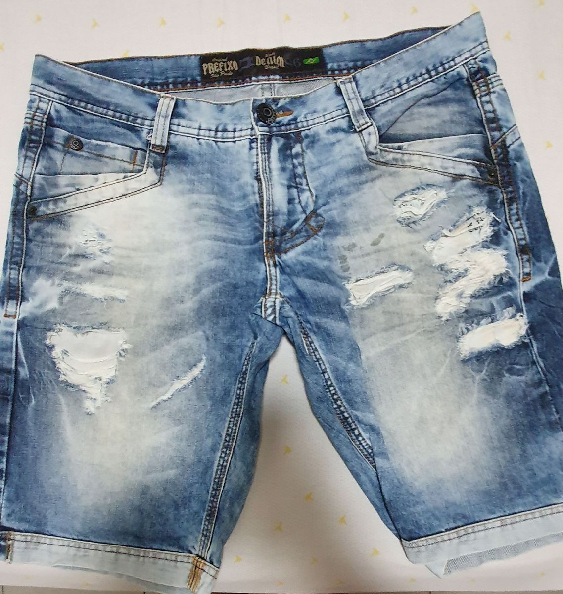 calça jeans masculina prefixo