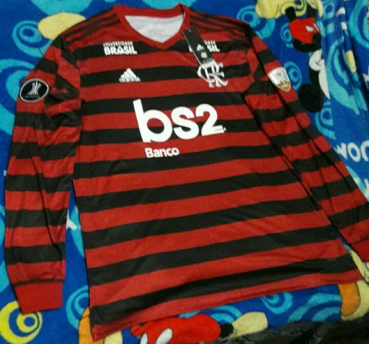 camisa manga longa flamengo 2019