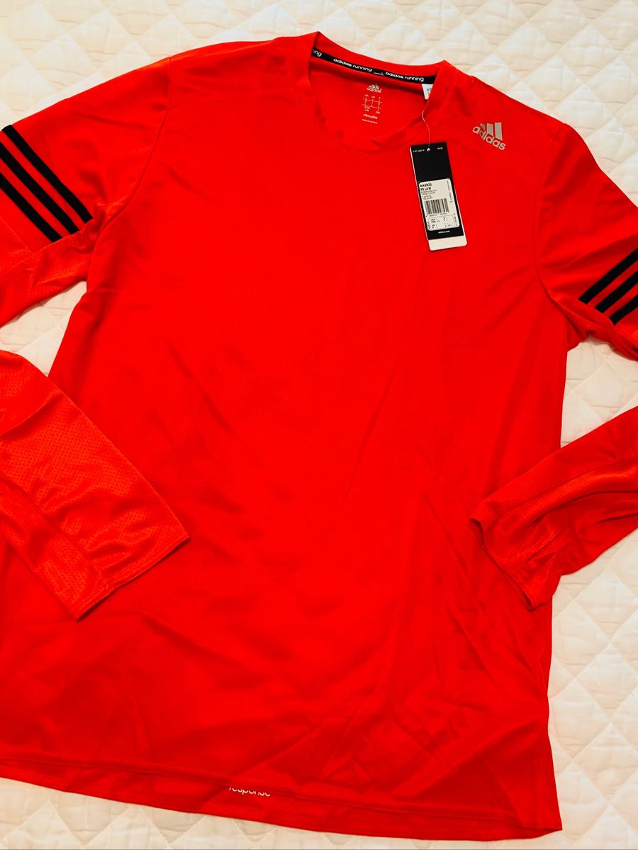 camisa longa adidas