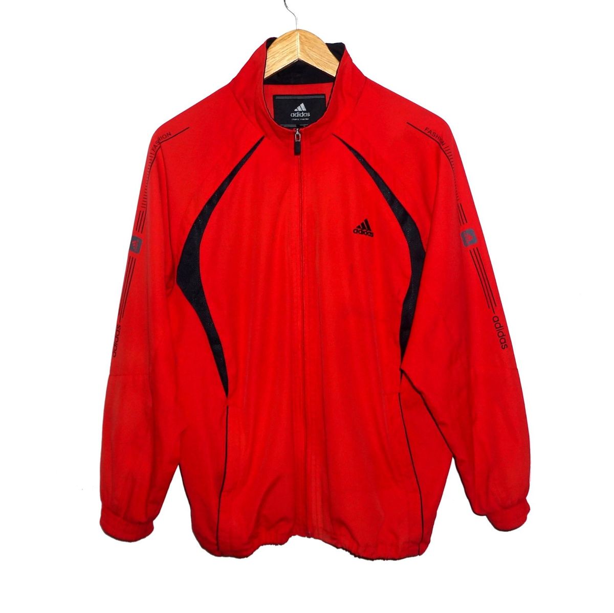agasalho adidas masculino vermelho