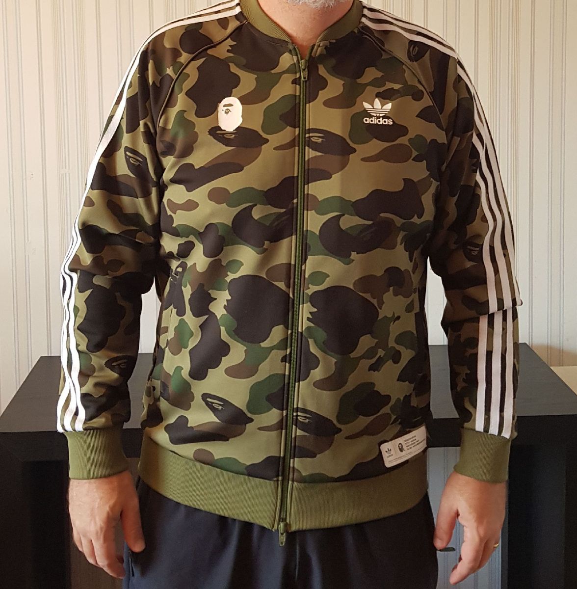 casaco adidas bape