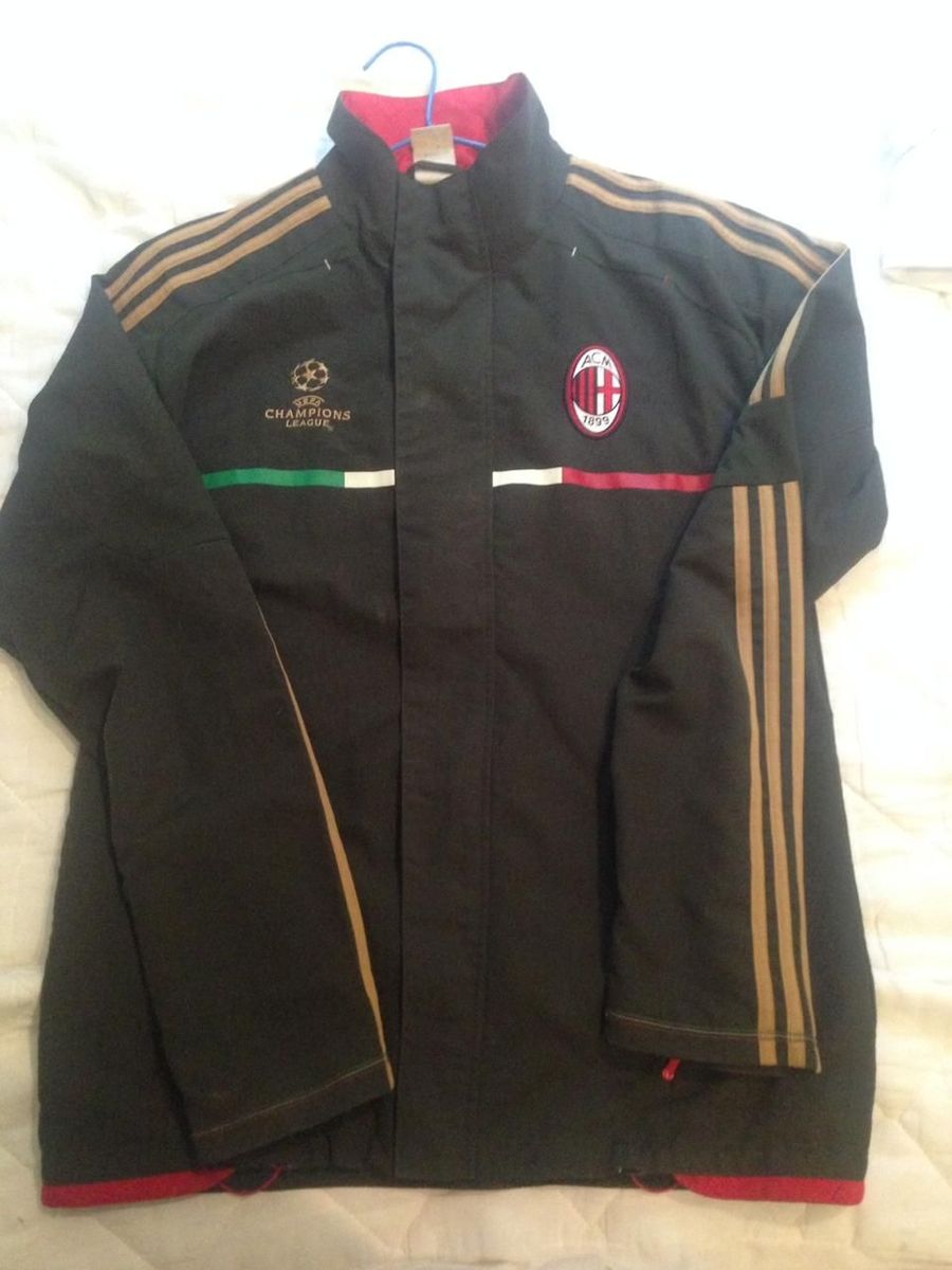 Casaco Milan Champions League | Casaco Masculino Adidas Usado 35313549 |  enjoei