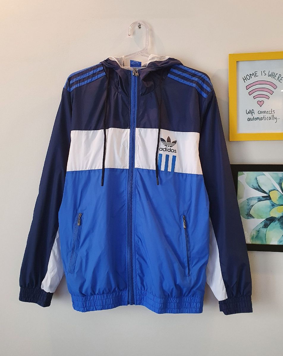 camisa corta vento adidas