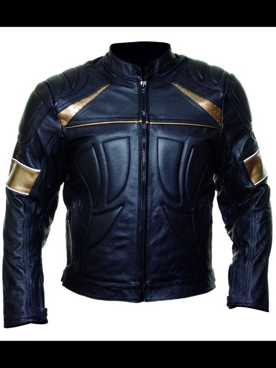 casaco de couro masculino motociclista