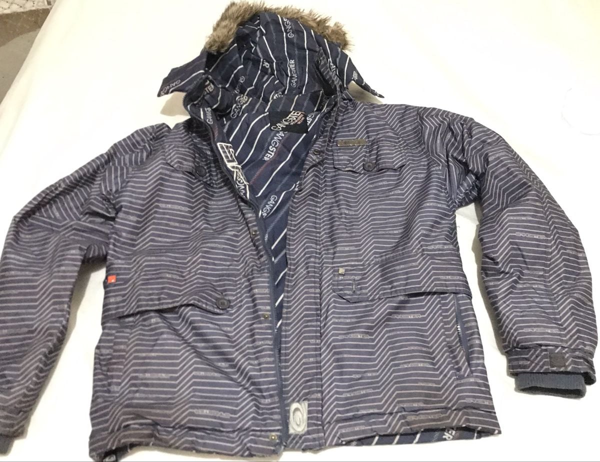 casaco gangster dupla face