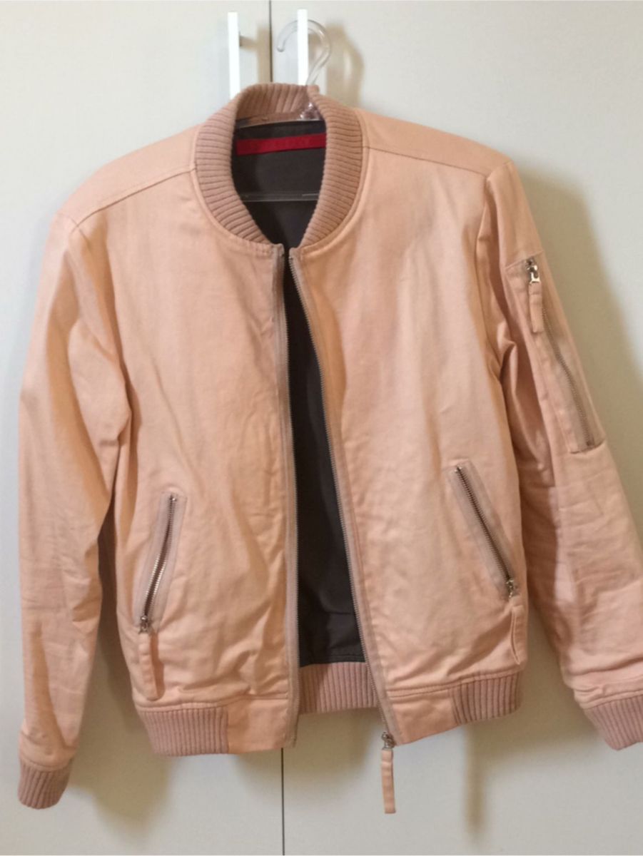 jaqueta bomber masculina rosa