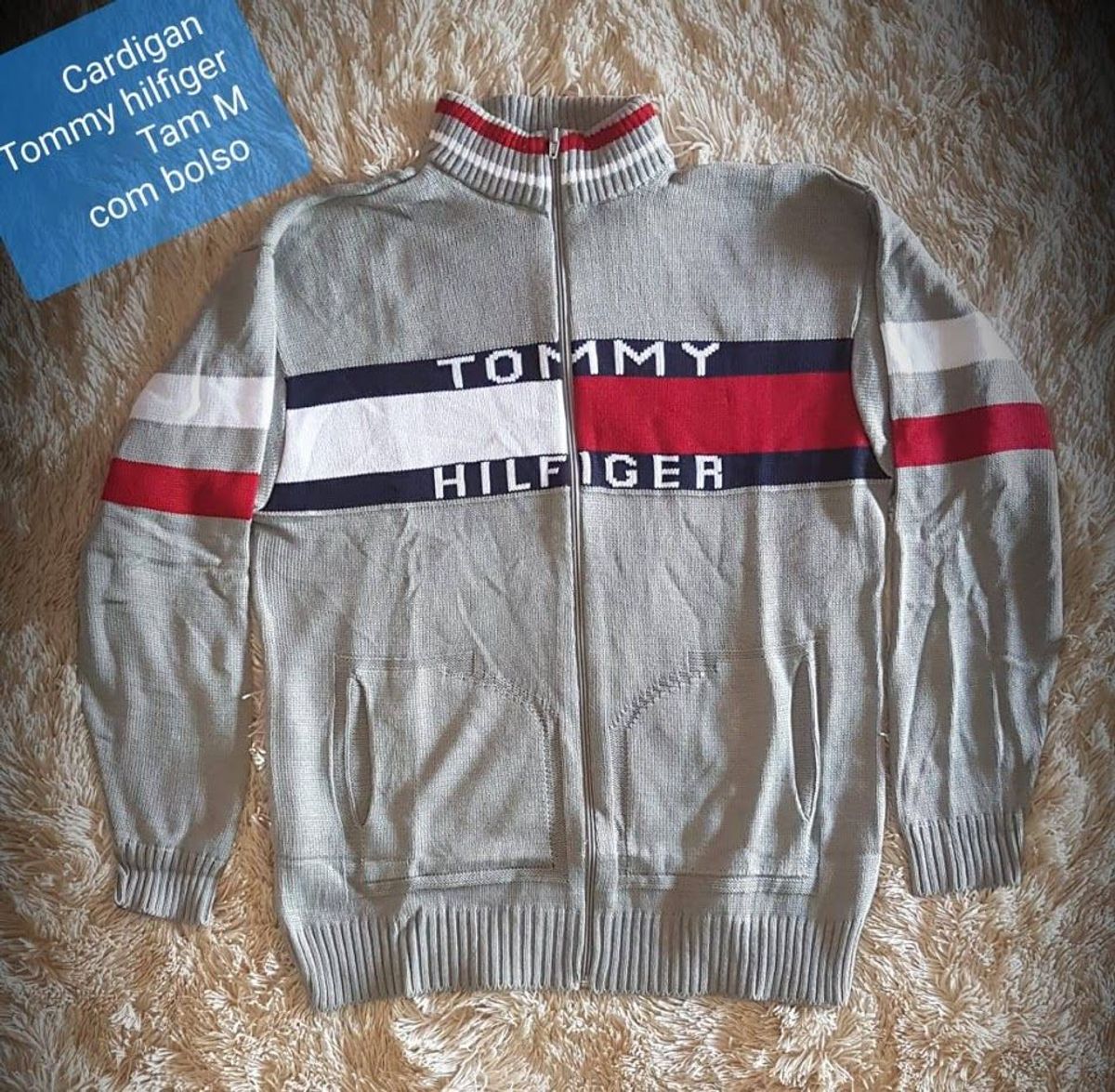 casaco de lã tommy hilfiger