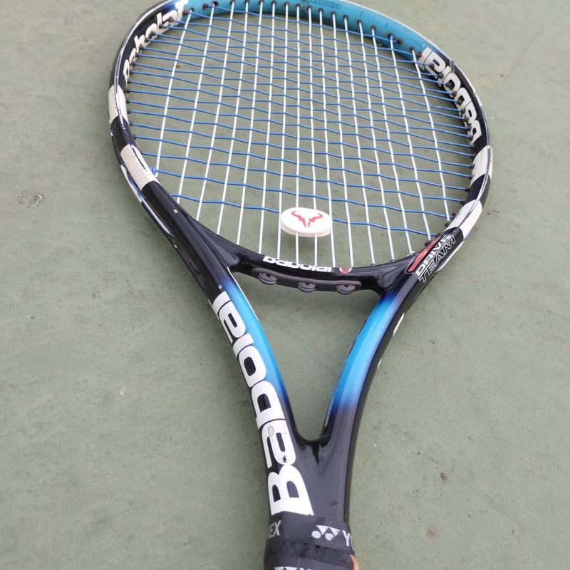 Raquete Babolat Pure Drive Team Cordas Novas | Item p/ Esporte e