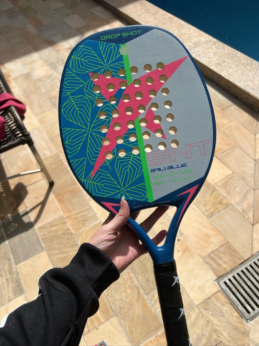 Raquete Beach Tennis Item p/ Esporte e Outdoor Drop Shot Usado