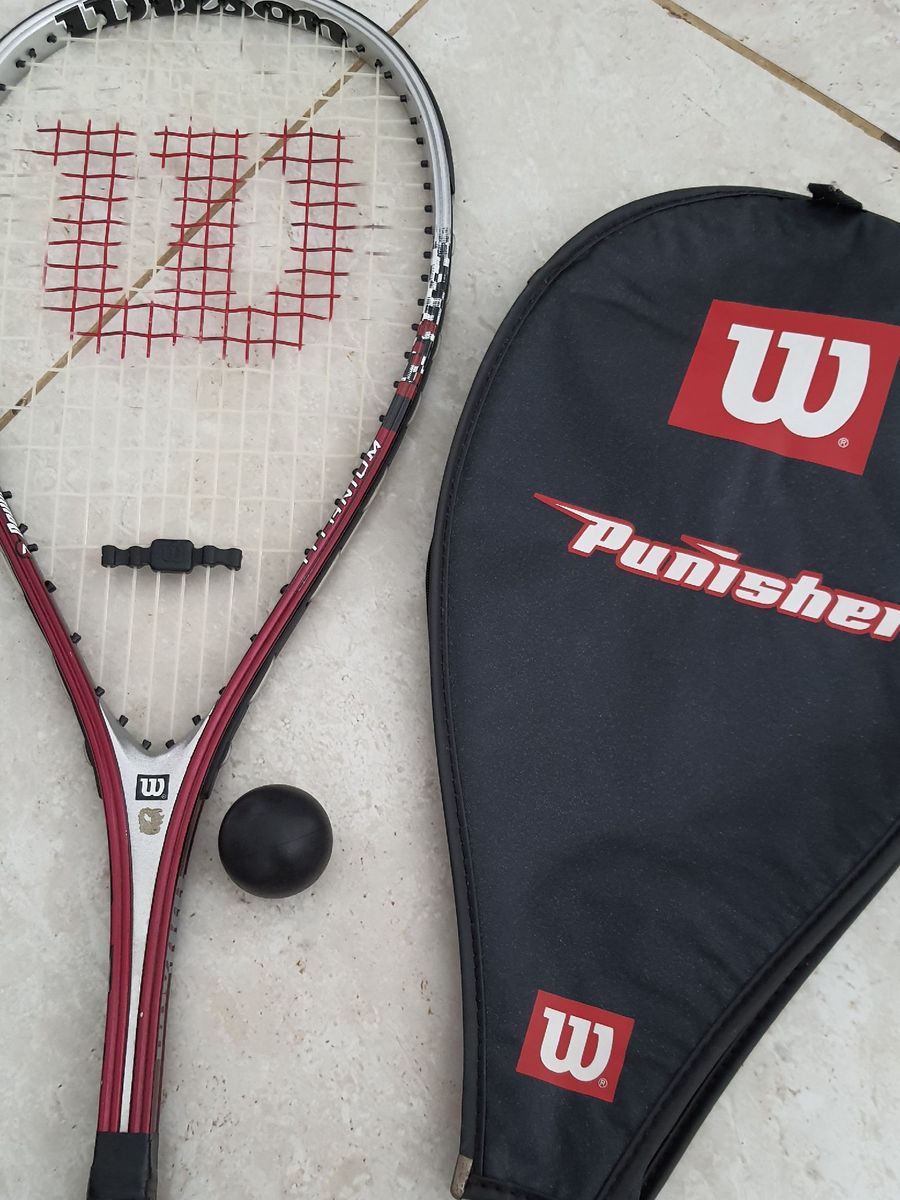 Raquete de Squash Wilson Usada | Item p/ Esporte e Outdoor Wilson Usado ...